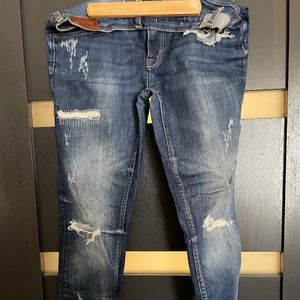 Distressed Zara Boyfriend Jean Sz 4